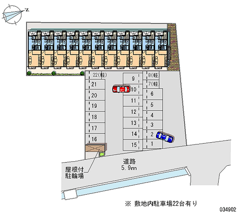 34902 Monthly parking lot