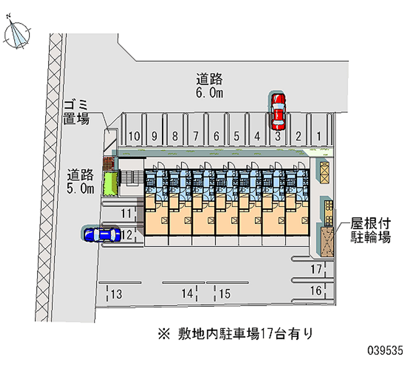 レオパレス坊ヶ峯 月極駐車場