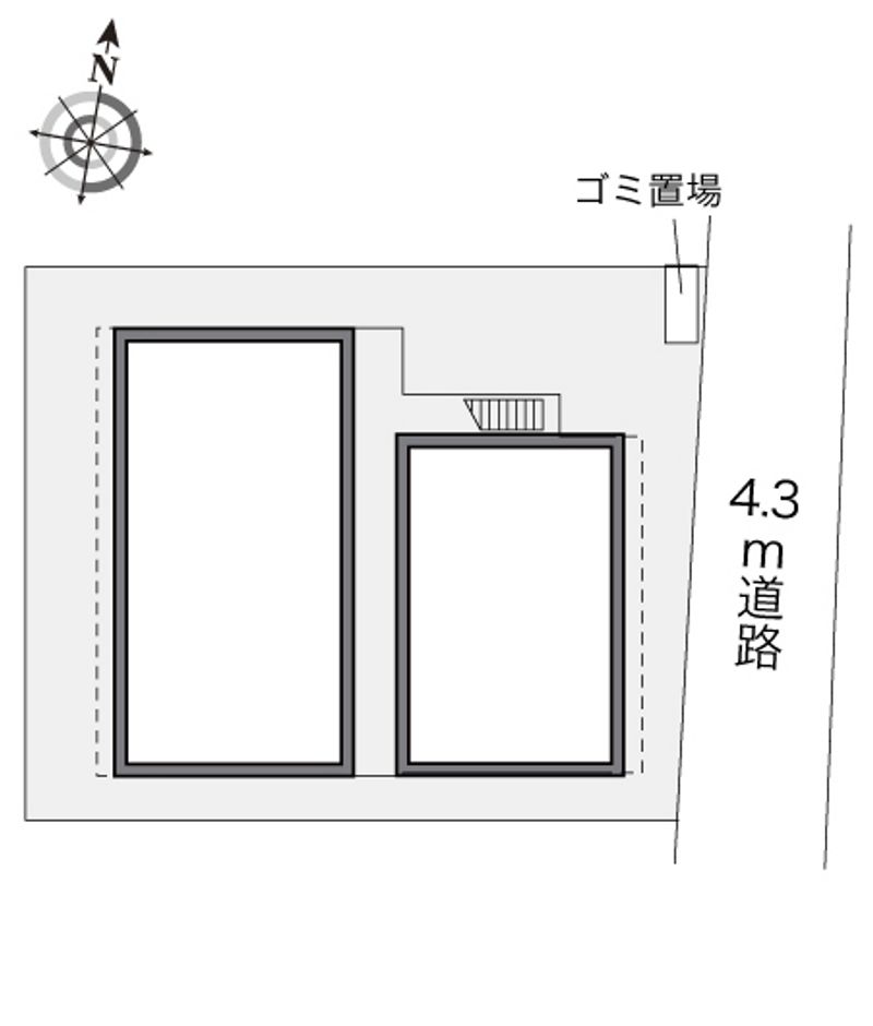 レオパレス入明 配置図