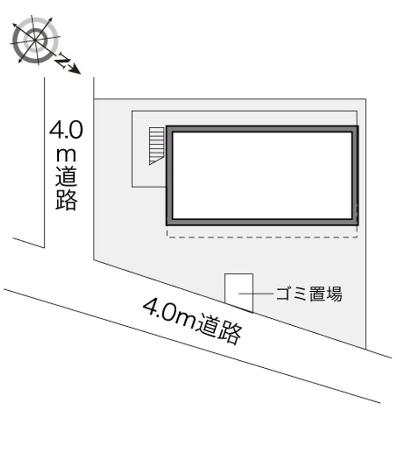 レオパレスオーロラ 配置図