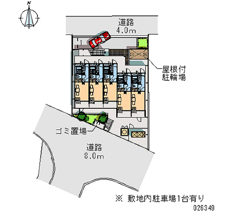 レオパレス新森 区画図