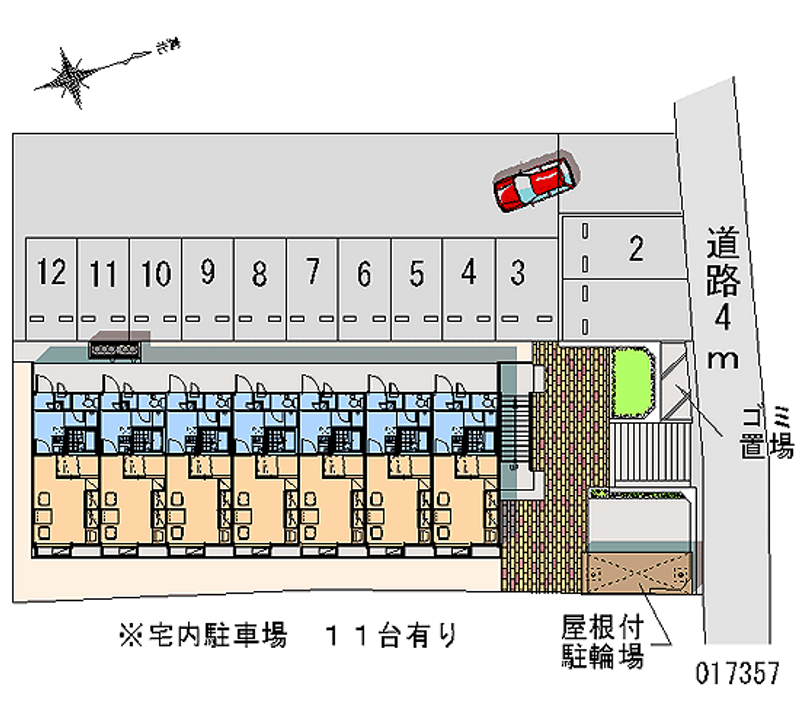 レオパレスベンデュール伊勢原 月極駐車場