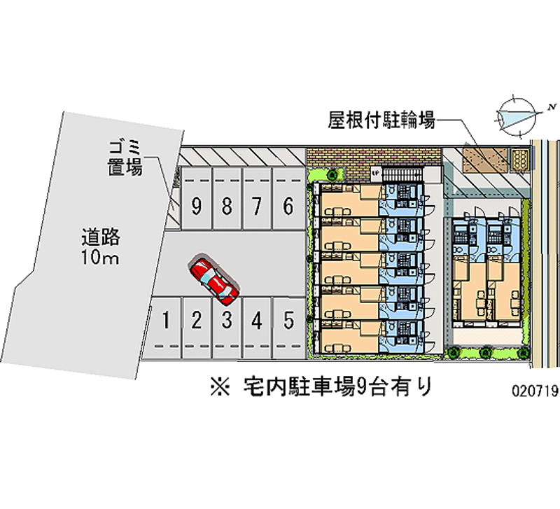 20719月租停車場