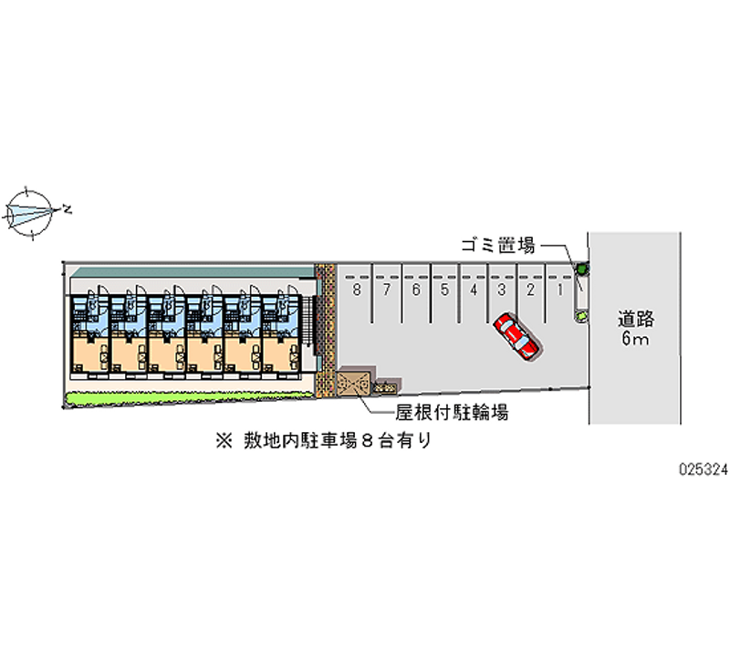 レオパレスシュテルン 月極駐車場