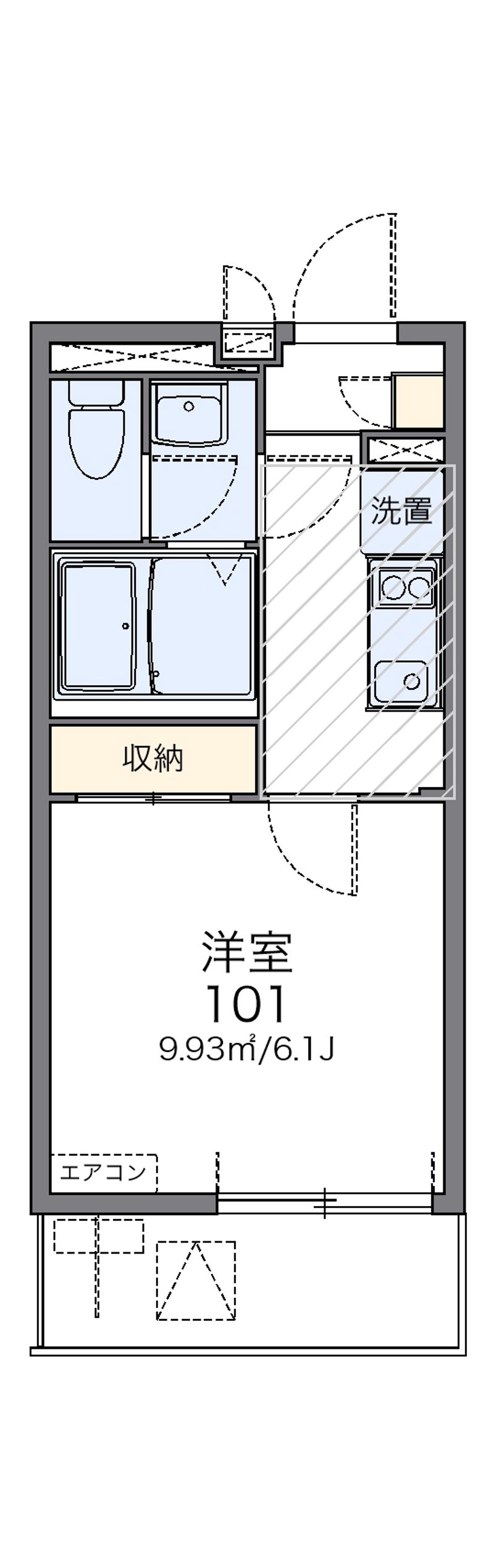 レオネクストシルクパレス 間取図