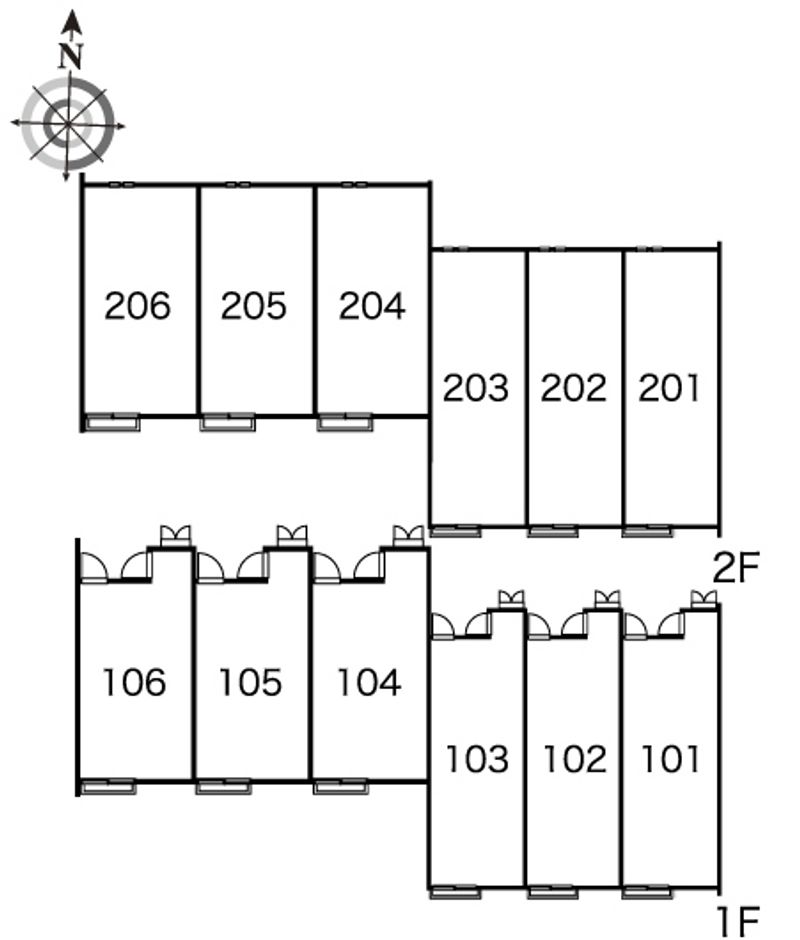 レオネクスト山茶花 間取配置図