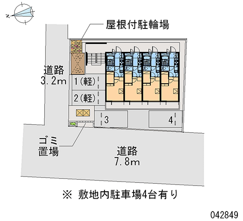 レオパレス大久手 月極駐車場