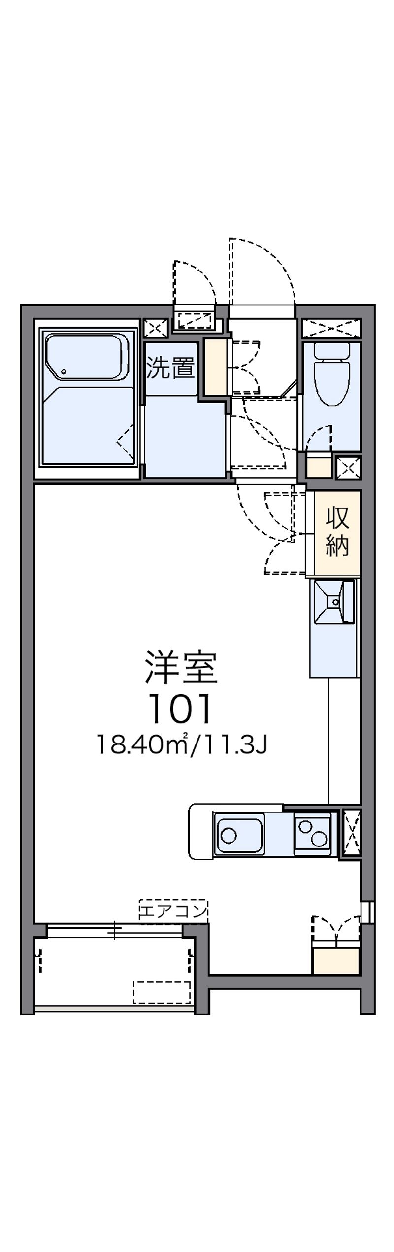 レオネクストベルジュ 間取図
