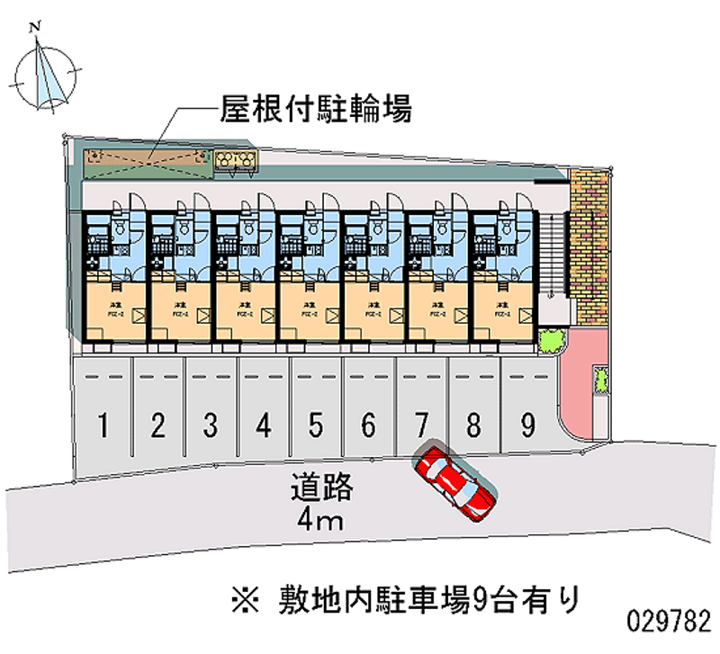 レオパレス大慶 月極駐車場