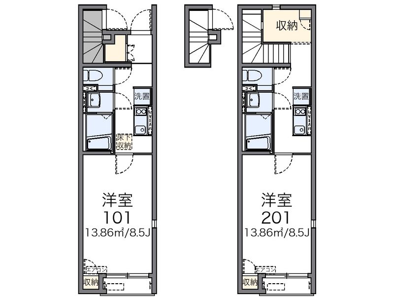 レオネクストＫＡＯＲＵハウス 配置図