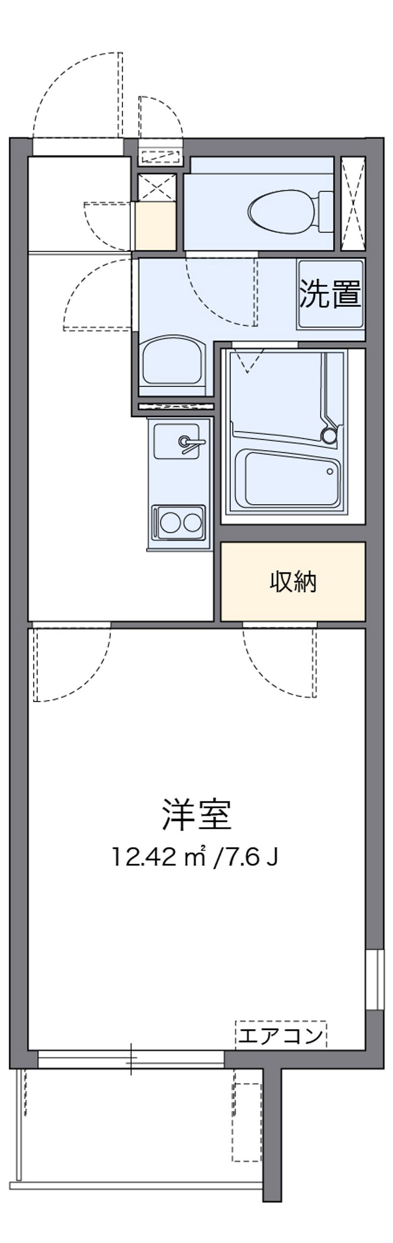 レオネクストカサ　フェリス 間取図