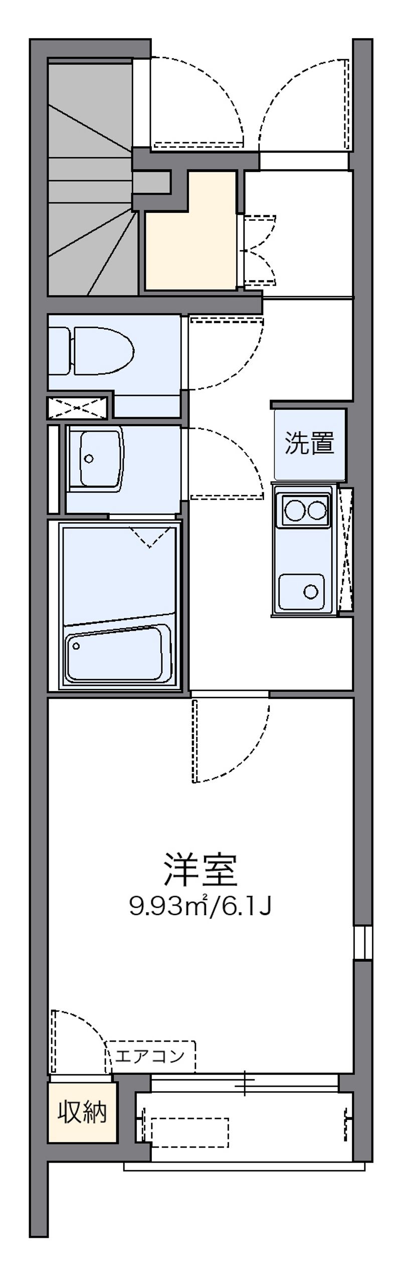 レオネクストラーシュ 間取図
