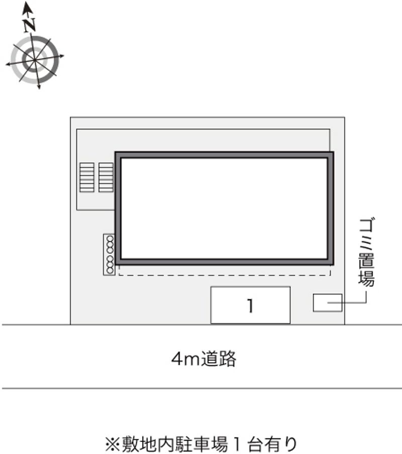 レオパレス十三 配置図