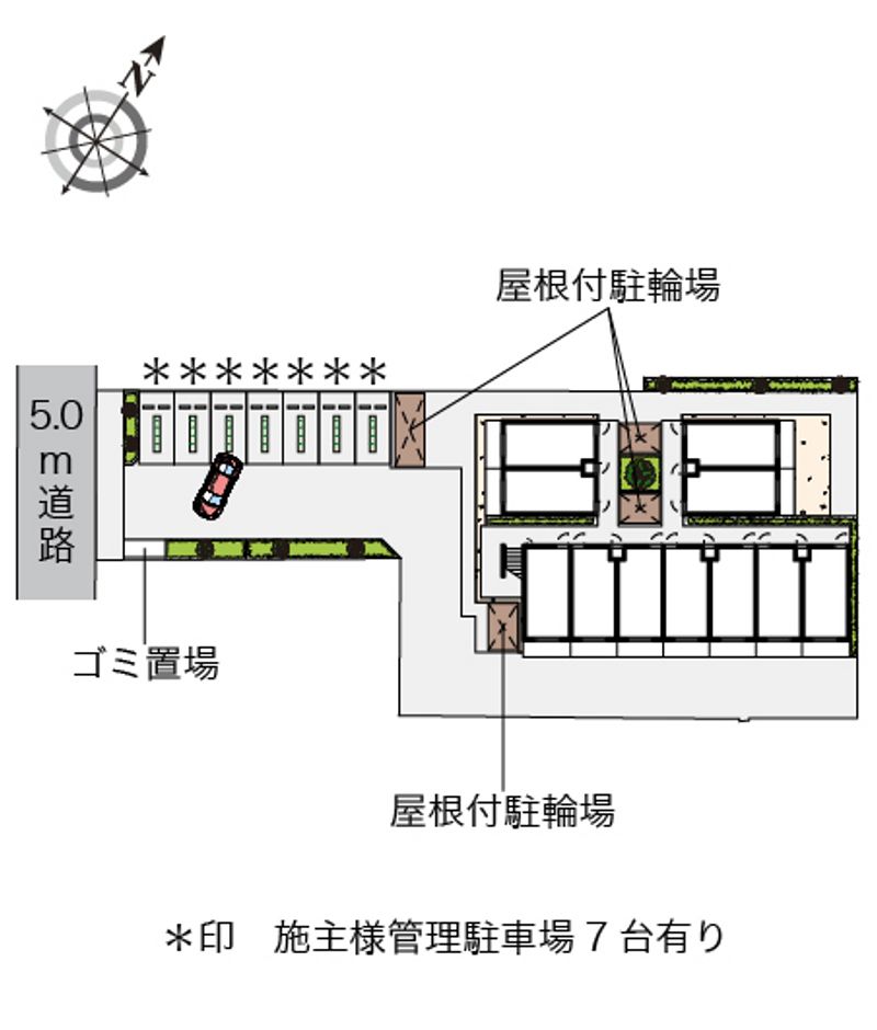 レオパレスシェル都Ⅲ 配置図