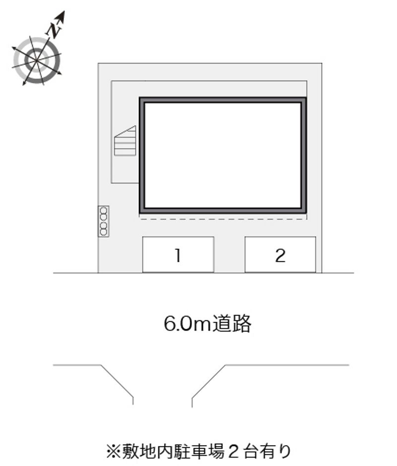 レオパレスハルミ 配置図