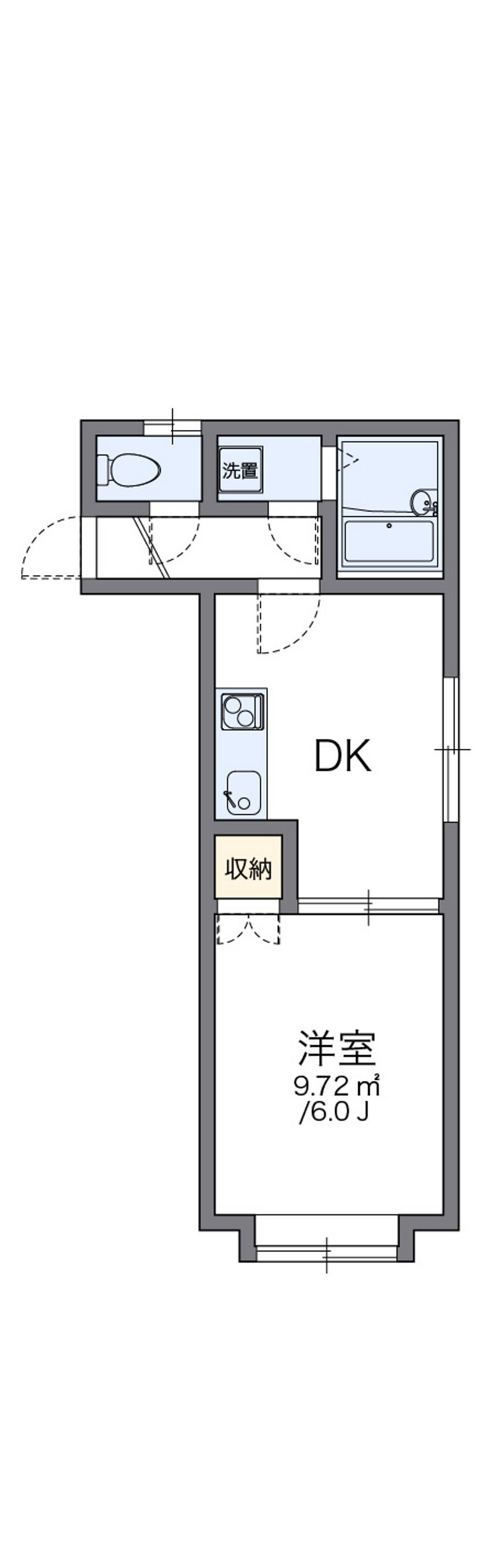 レオパレス千歳町第１Ｆ 間取図