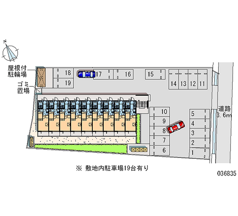 36835 bãi đậu xe hàng tháng