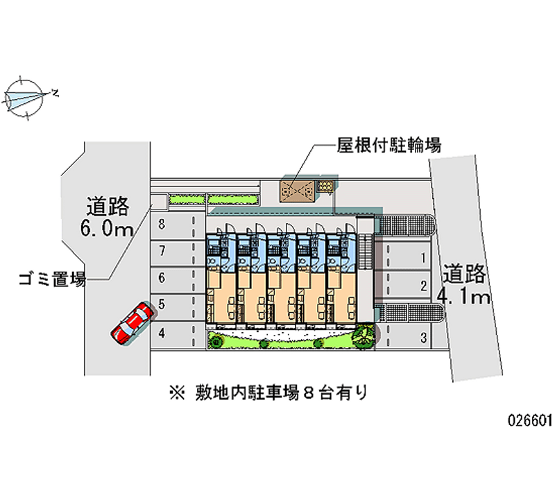 26601 Monthly parking lot