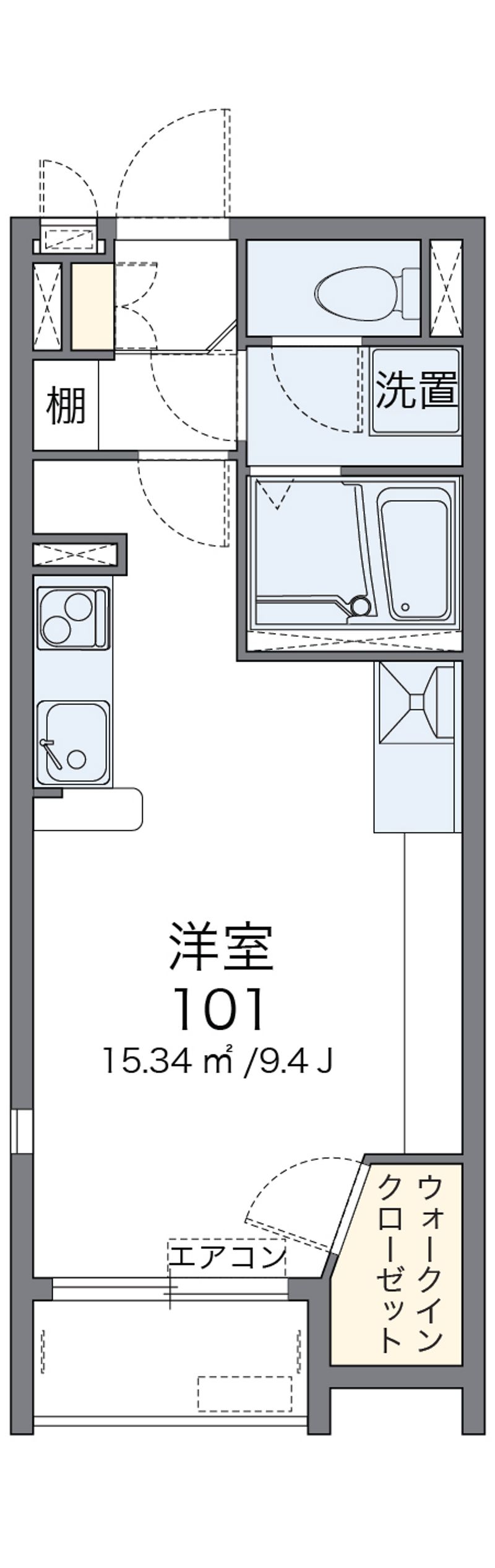 レオネクストスカイスクレイパー 間取図