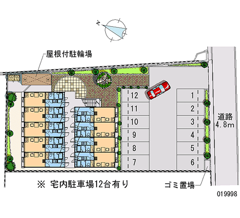 レオパレスＷｉｎｇ 月極駐車場