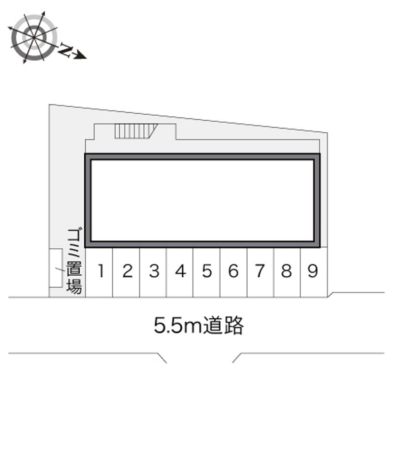 レオパレスジュネス 配置図