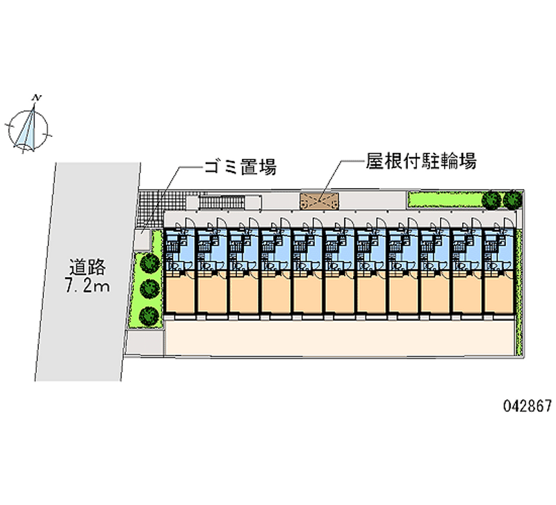 レオパレス高砂 区画図