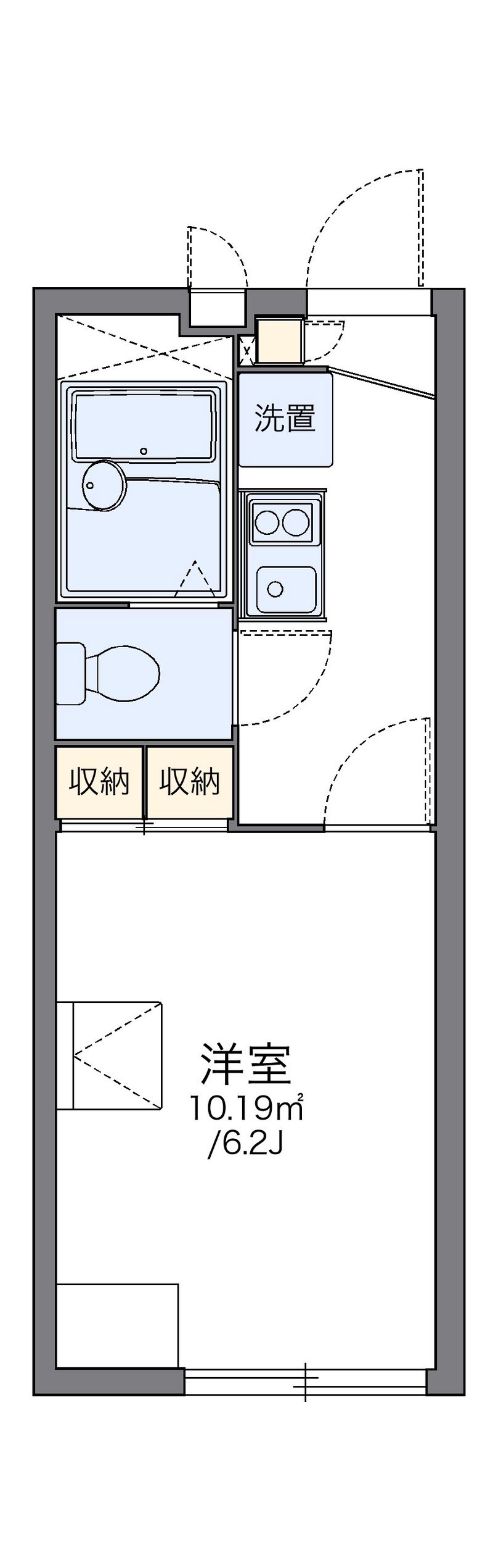 レオパレスＡＩＫＡＷＡ 間取図