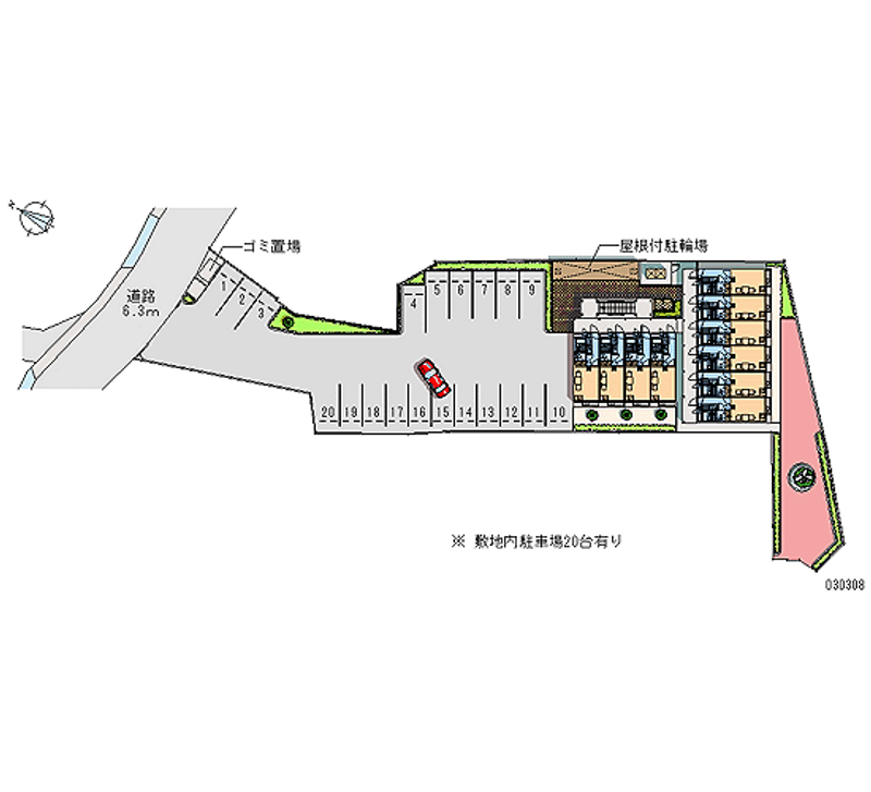 30308月租停車場