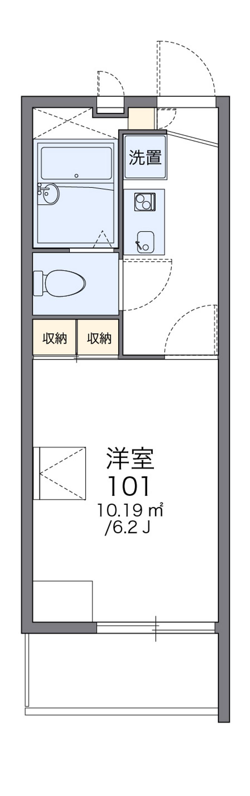 レオパレスＤｒｅａｍＳｅｅｄⅠ 間取図