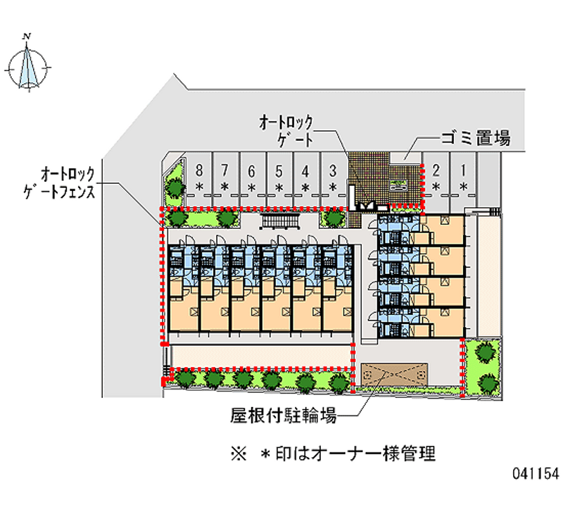レオパレスエスポワール六郷 区画図