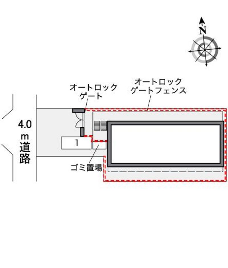 レオパレスプレミエ　エトワール 配置図