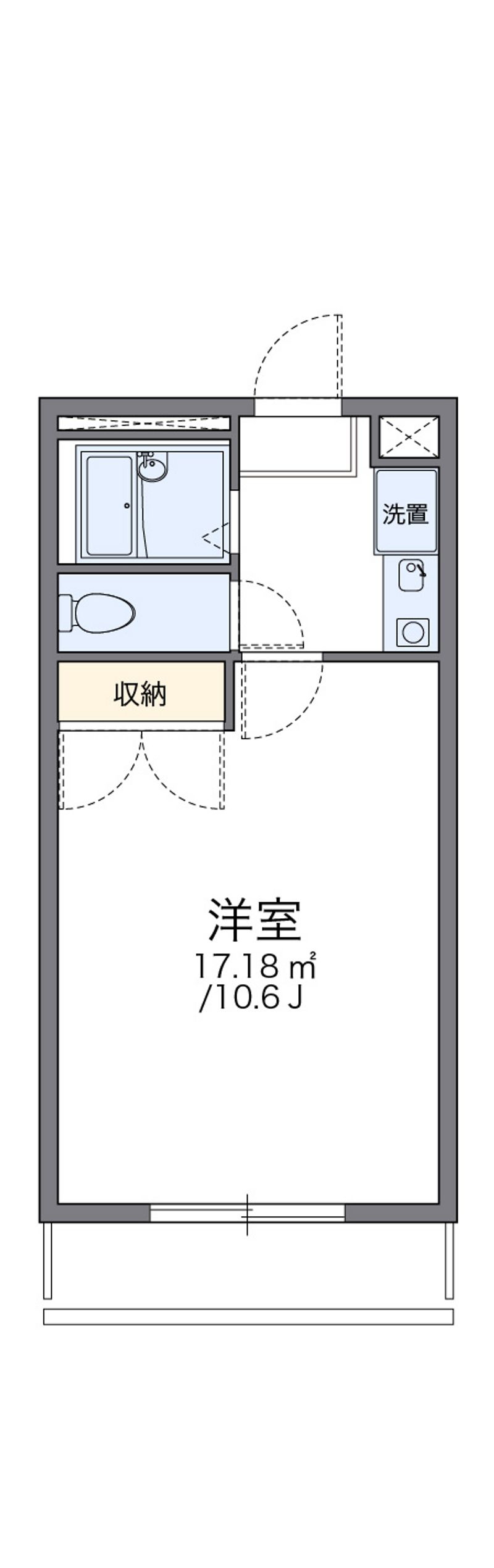レオパレスＳＡＢＡ−Ⅰ 間取図