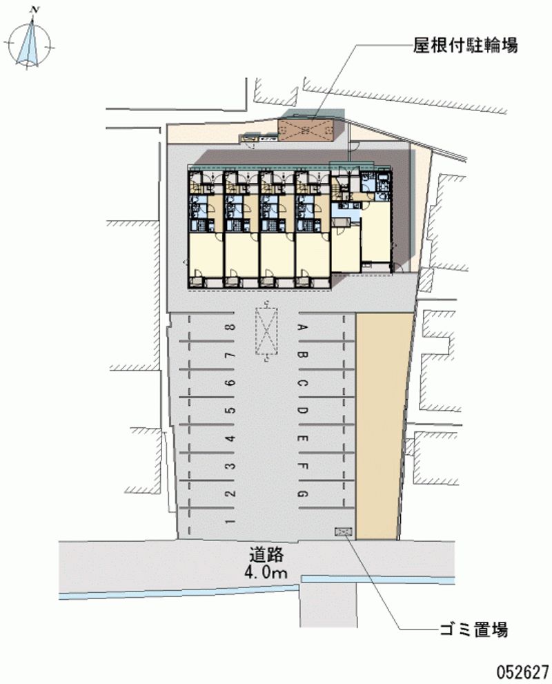 レオネクスト雄町 月極駐車場