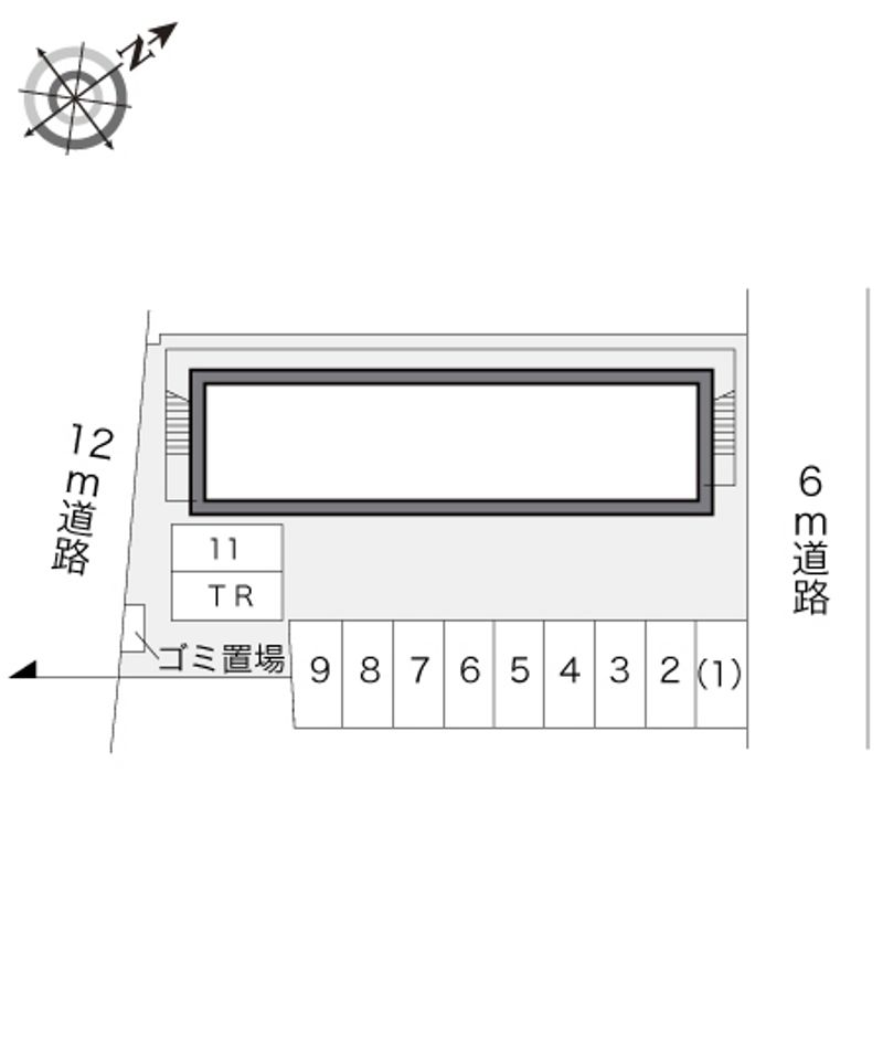 レオパレス上前ハイツＩ 駐車場