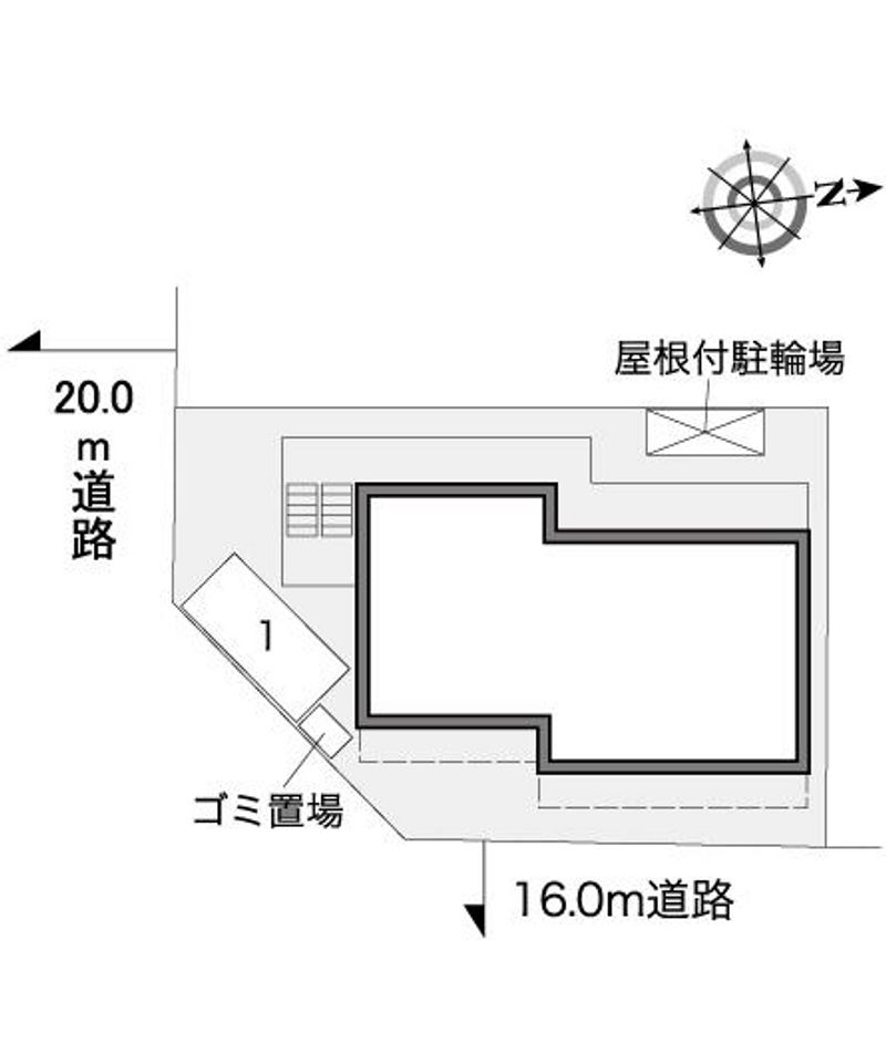 レオパレスグリーンプラザ湘南 配置図