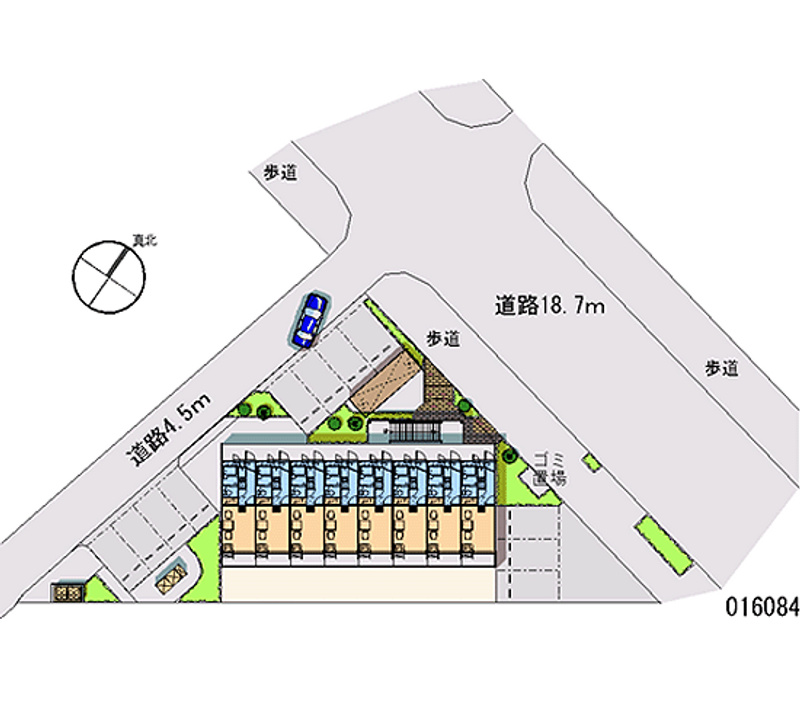 レオパレス東大曽根 区画図