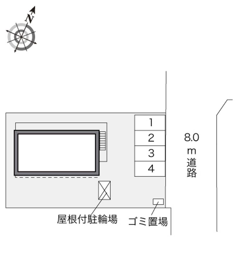 レオパレスグリンヒル 配置図
