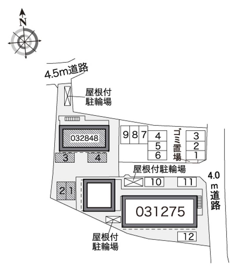 レオパレス辻九第二 配置図
