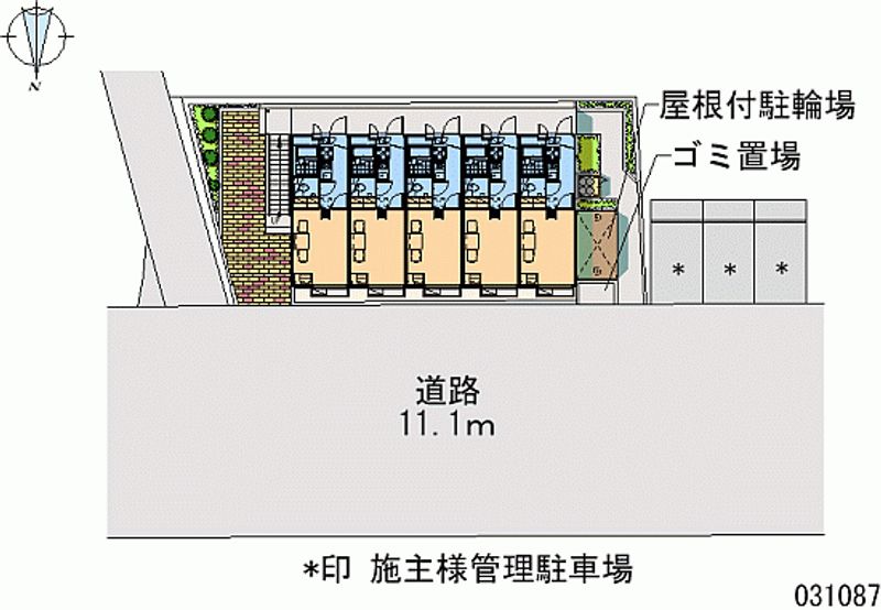 レオパレス北寺尾 区画図
