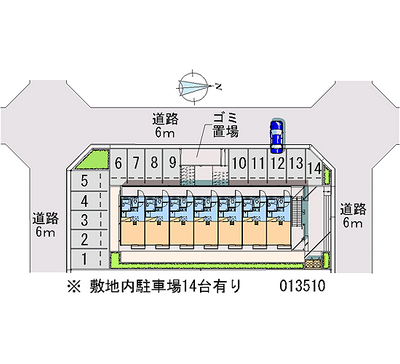 13510 Monthly parking lot