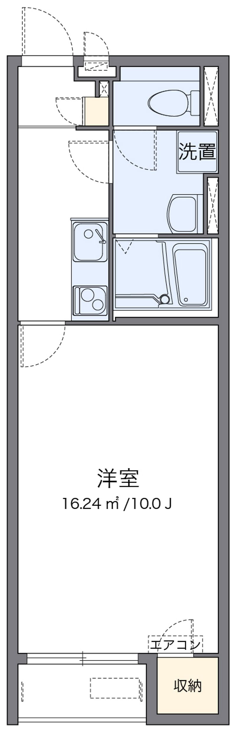 クレイノＡＲＣＡＤＩＡ 間取図