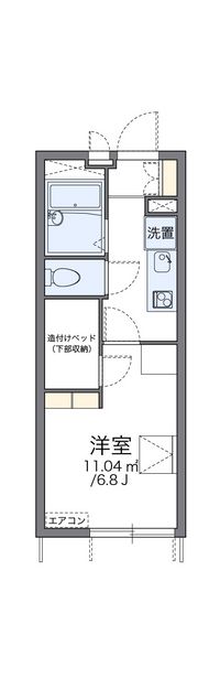レオパレスＯｇｉｋｕｂｏＳＴ３ 間取り図