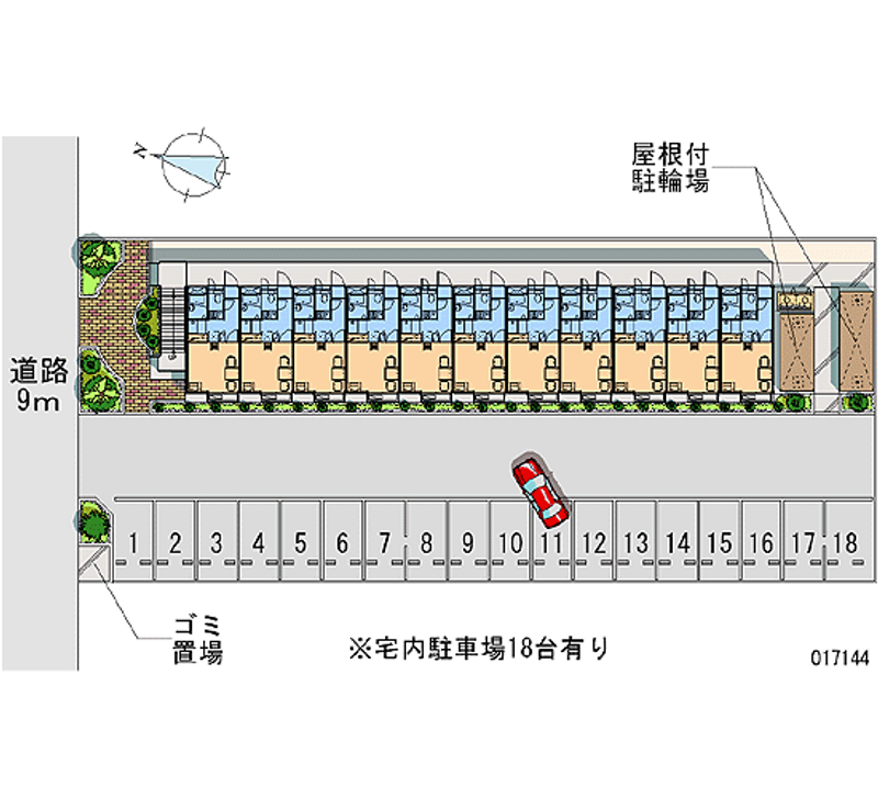 17144 Monthly parking lot