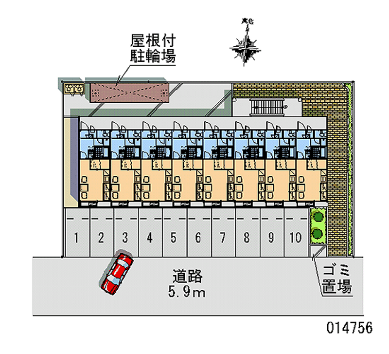 14756 Monthly parking lot