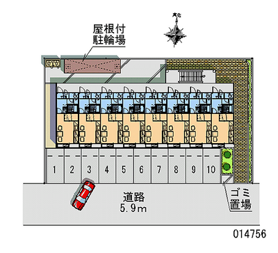 14756 Monthly parking lot