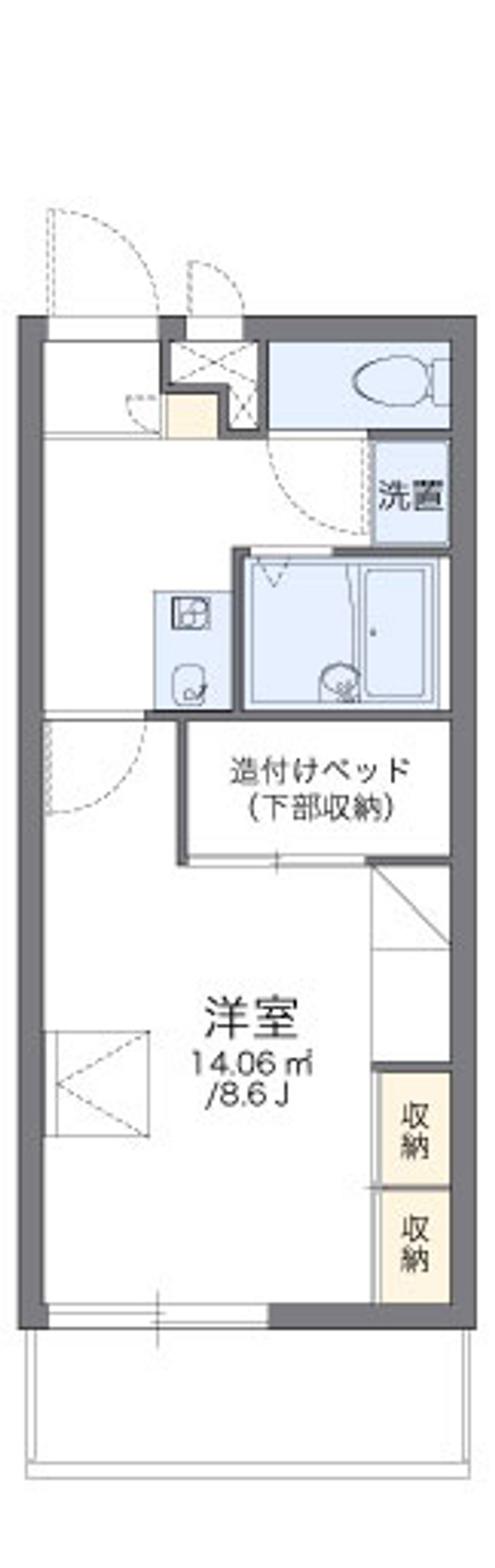 レオパレスドリーム 間取図