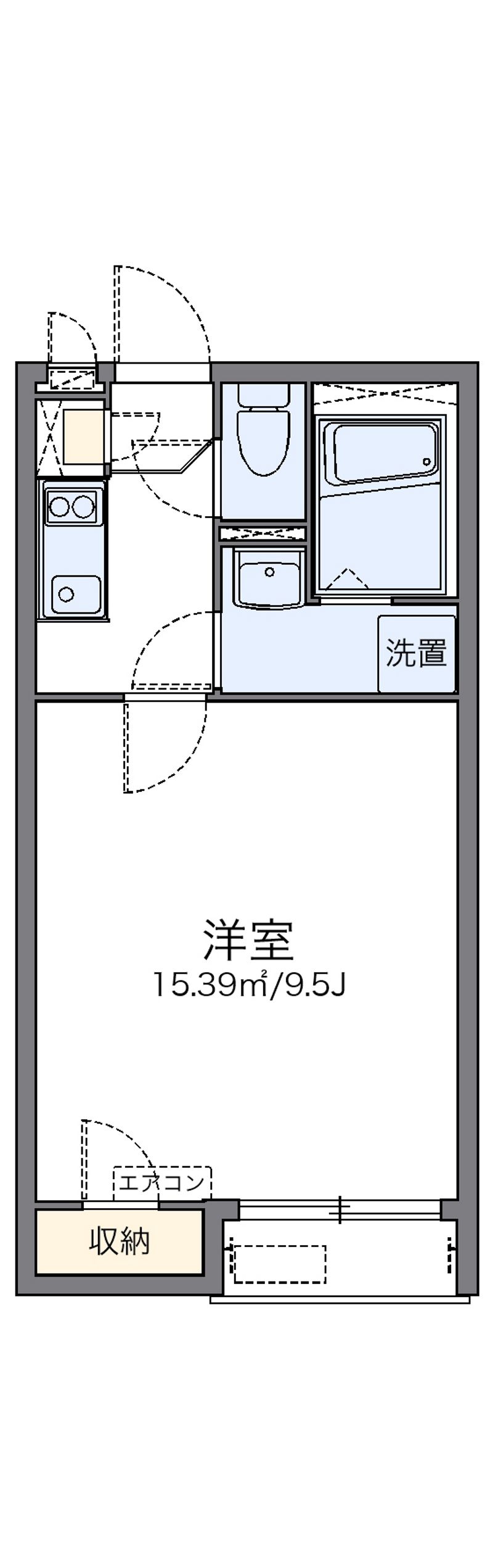 レオネクストハイツあおば 間取図