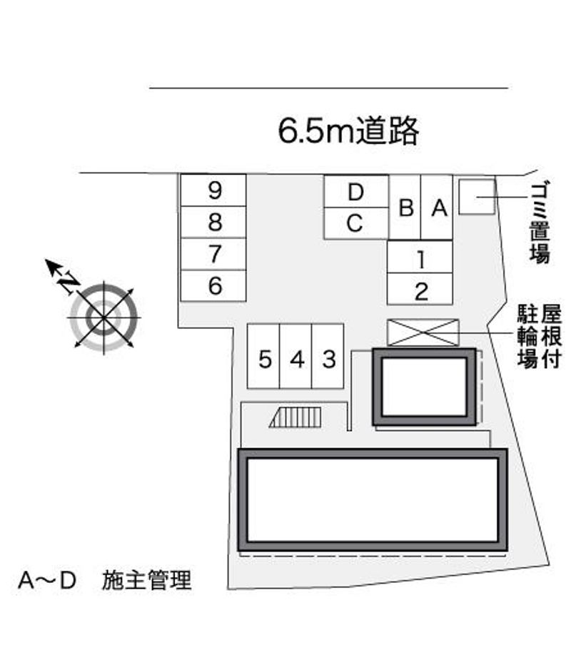 レオパレスエクレール 配置図