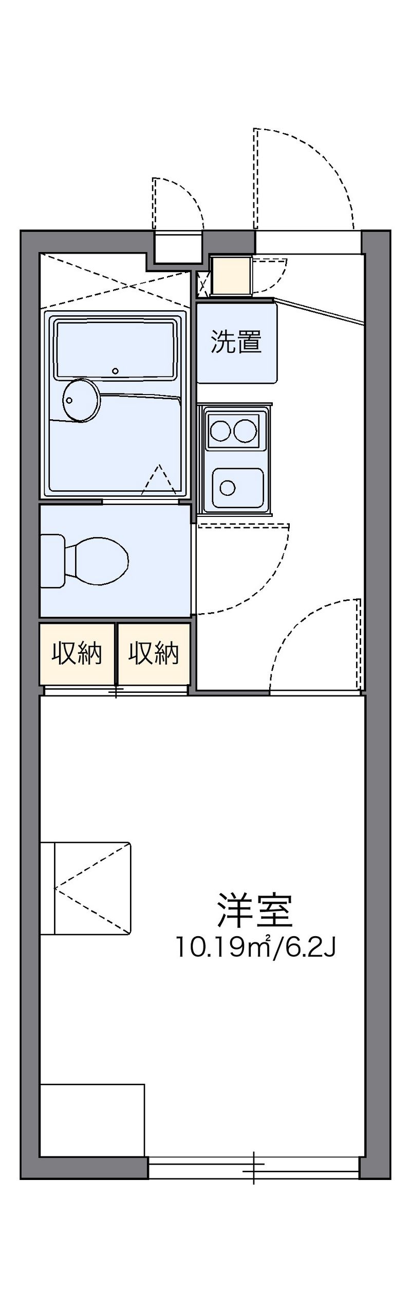 レオパレスプリマベーラ 間取図