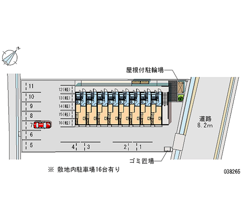 レオパレスプログレスＫＴ 月極駐車場